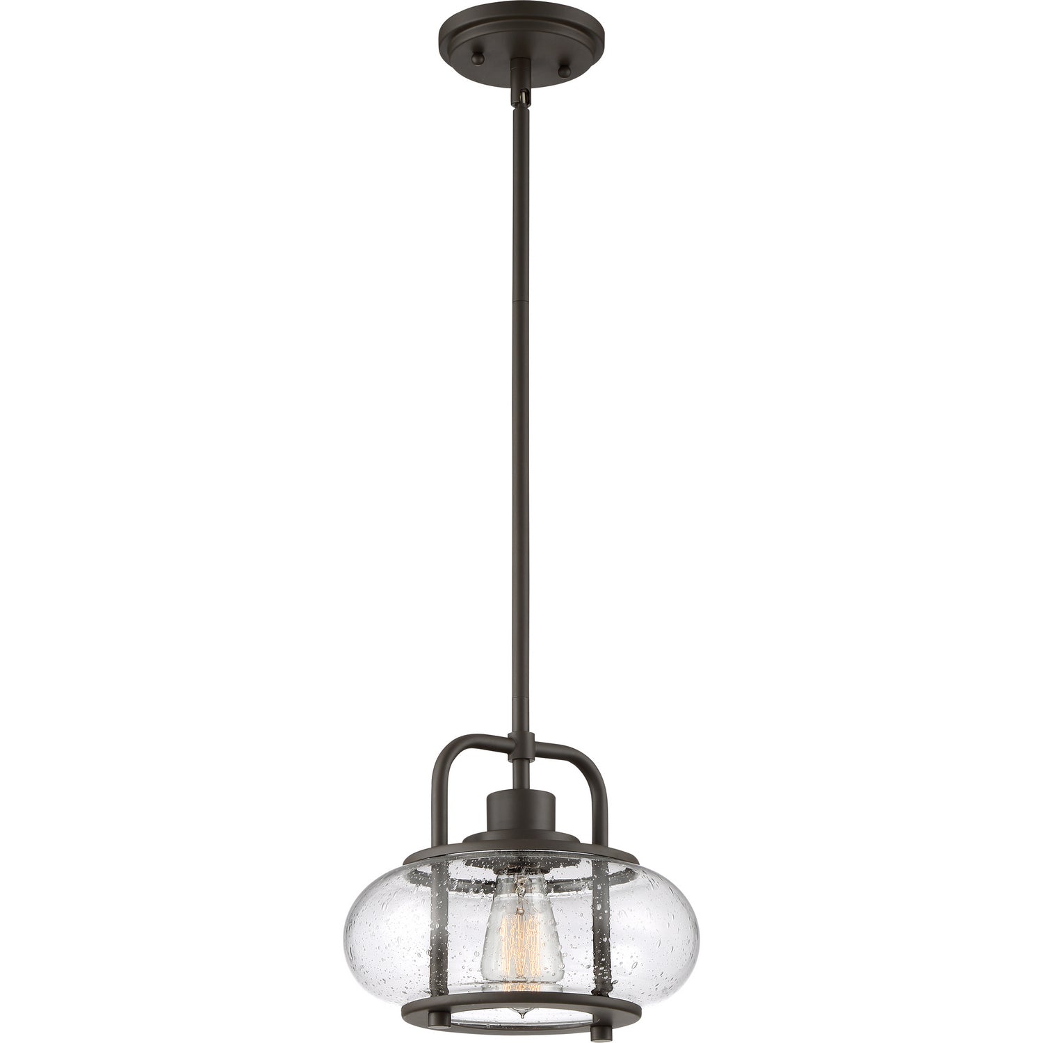 Quoizel - TRG1510OZ - One Light Mini Pendant - Trilogy - Old Bronze