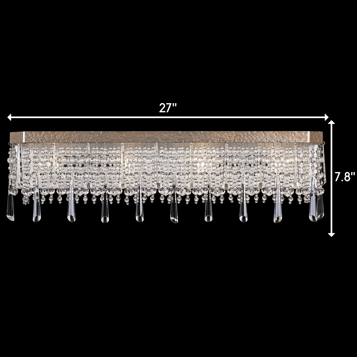 Varaluz - 270B04TR - Four Light Bath - Barcelona - Transcend Silver