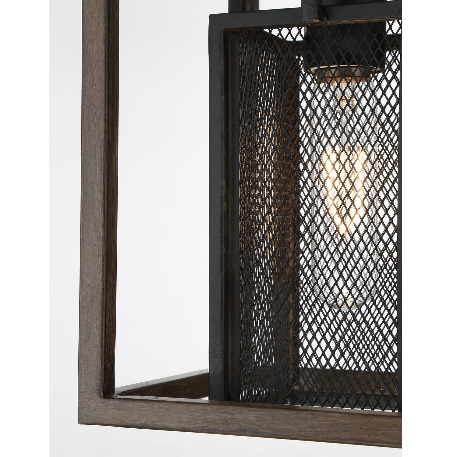 Varaluz - 285M01DOBL - One Light Mini Pendant - Rio Lobo - Dark Oak/Black