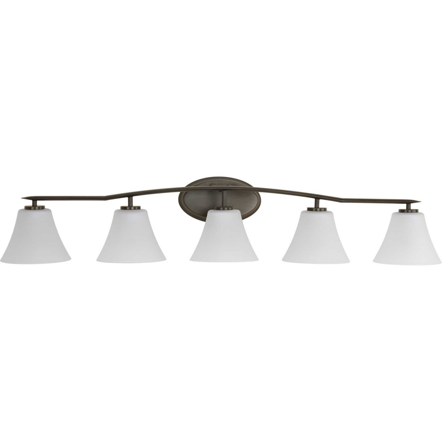 Progress Lighting - P2016-20W - Five Light Bath Bracket - Bravo - Antique Bronze