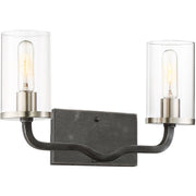 Nuvo Lighting - 60-6122 - Two Light Vanity - Sherwood - Iron Black / Brushed Nickel