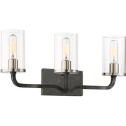 Nuvo Lighting - 60-6123 - Three Light Vanity - Sherwood - Iron Black / Brushed Nickel