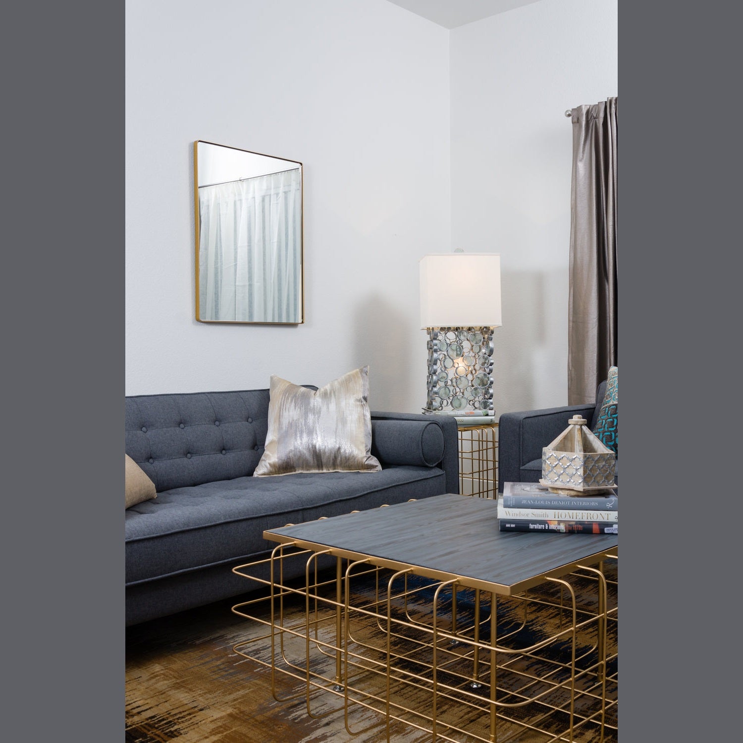 Varaluz - 407A02GO - Mirror - Varaluz Casa - Gold