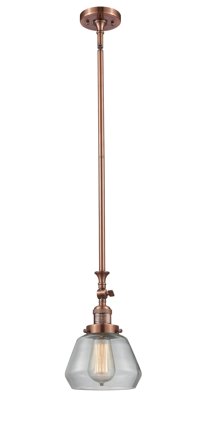 Innovations - 206-AC-G172 - One Light Mini Pendant - Franklin Restoration - Antique Copper