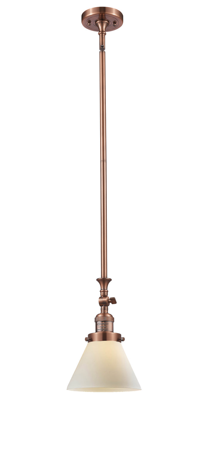 Innovations - 206-AC-G41 - One Light Mini Pendant - Franklin Restoration - Antique Copper