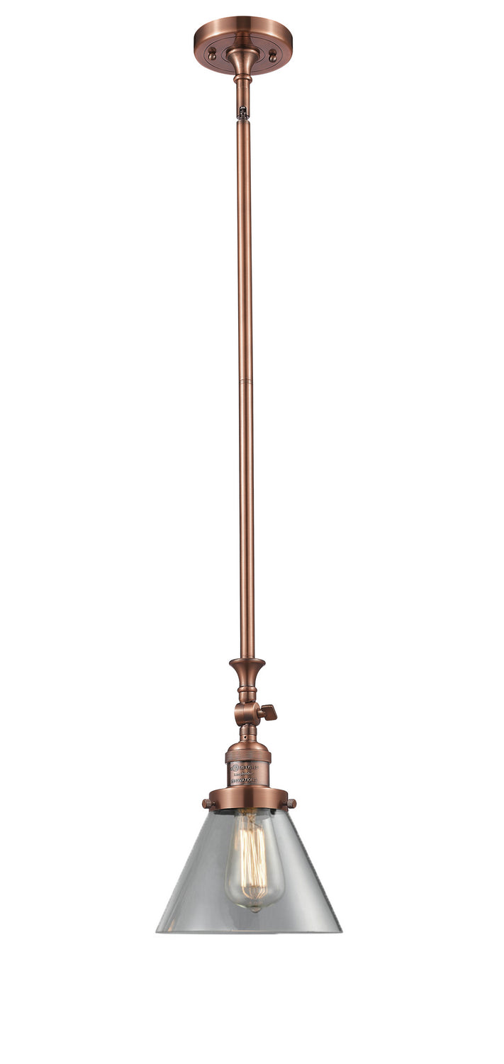 Innovations - 206-AC-G42 - One Light Mini Pendant - Franklin Restoration - Antique Copper