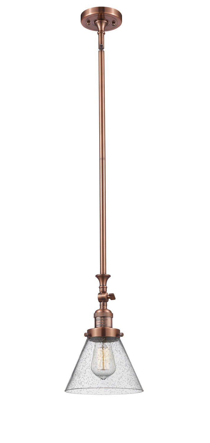 Innovations - 206-AC-G44 - One Light Mini Pendant - Franklin Restoration - Antique Copper