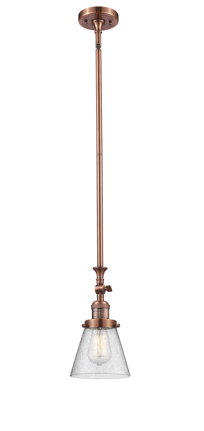 Innovations - 206-AC-G64 - One Light Mini Pendant - Franklin Restoration - Antique Copper