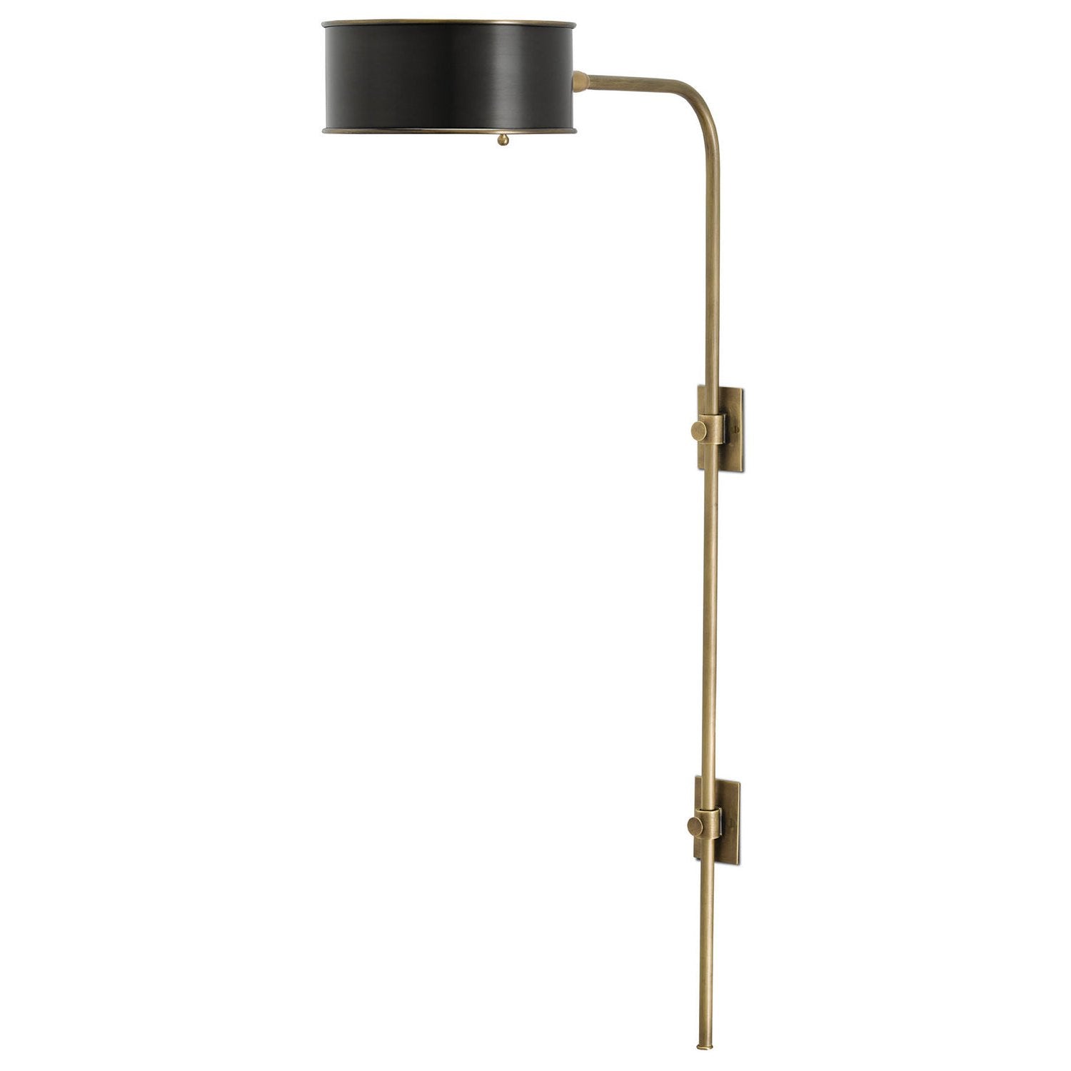 Currey and Company - 5000-0059 - One Light Wall Sconce - Overture Collection - Antique Brass/Black