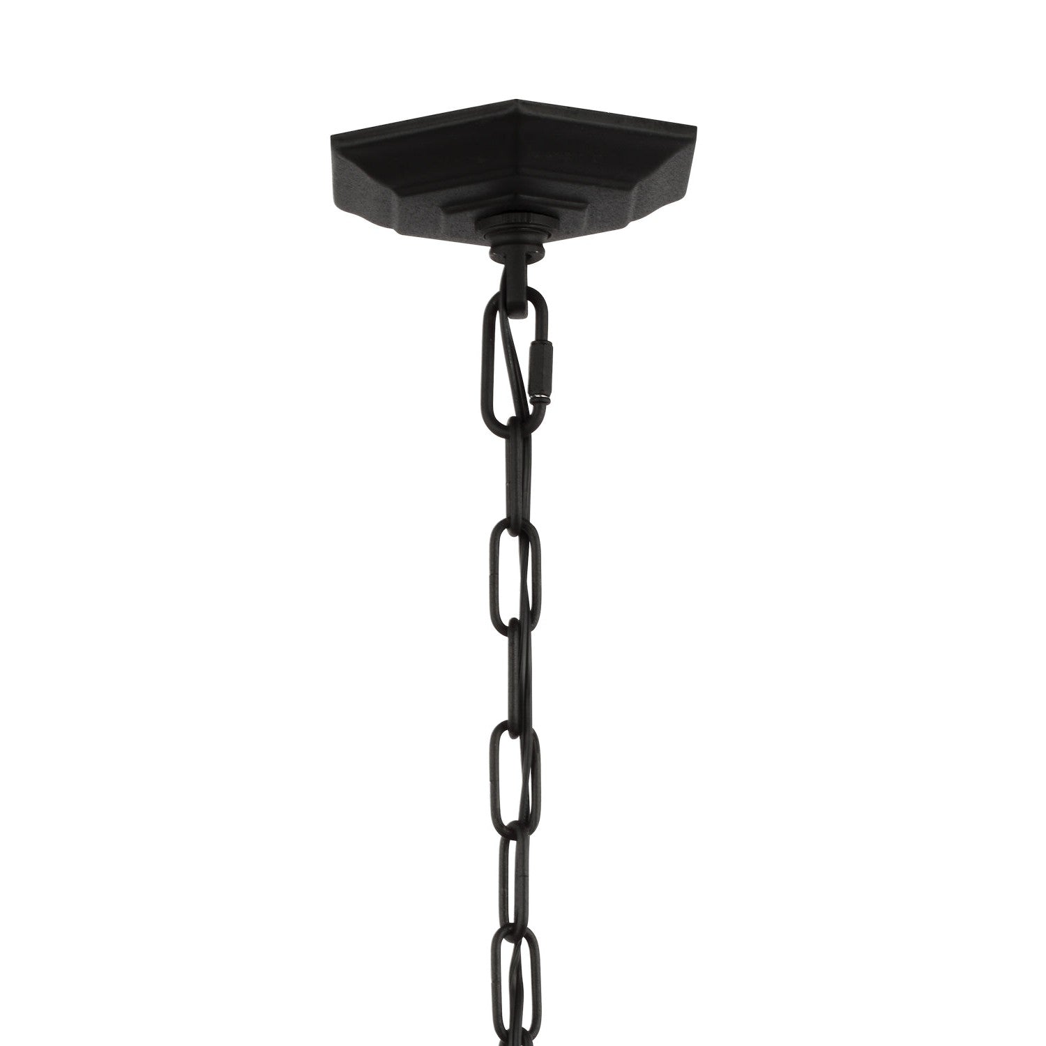 Generation Lighting - OL5431BK - Three Light Hanging Lantern - Cotswold Lane - Black