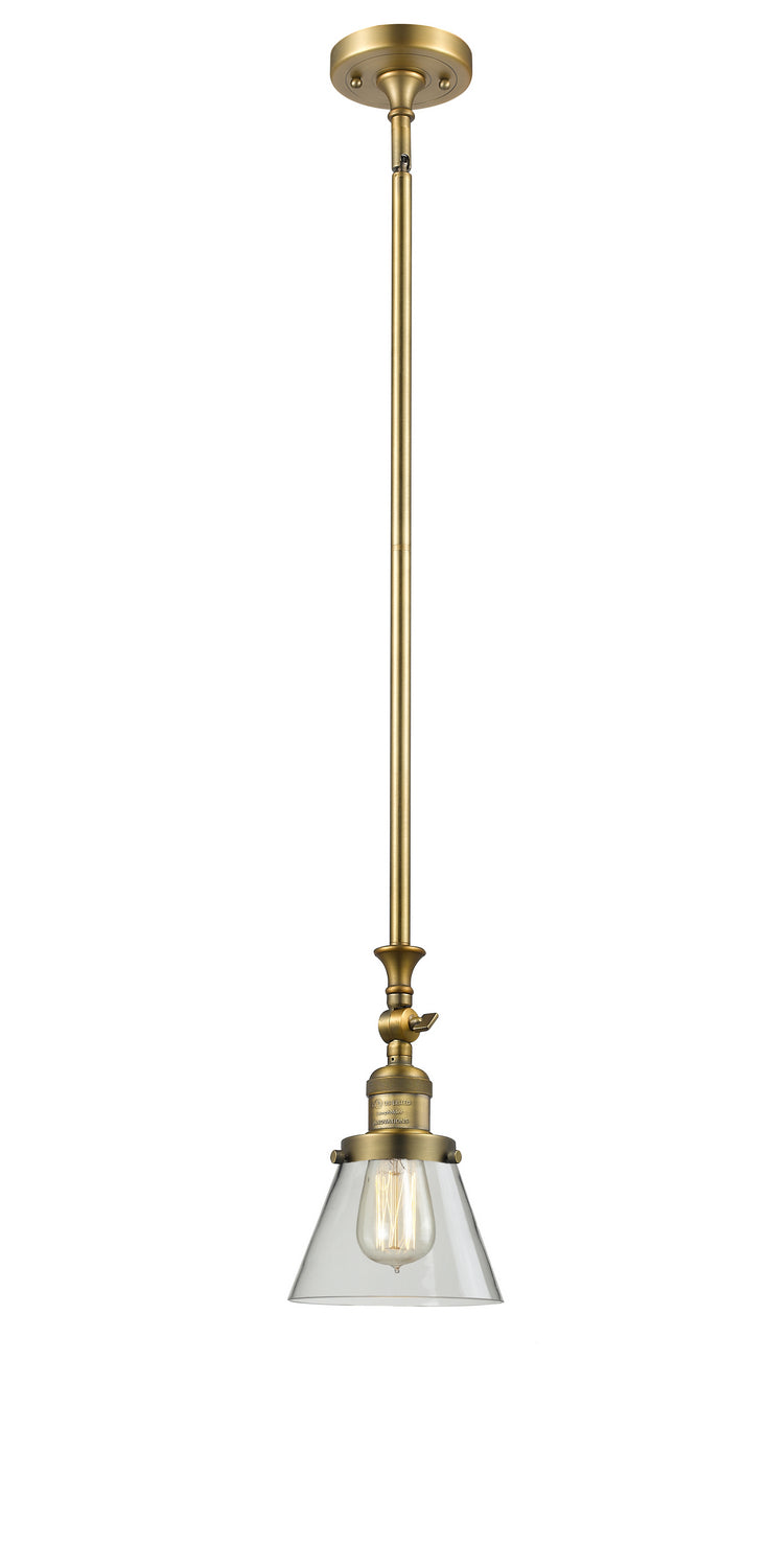 Innovations - 206-BB-G62 - One Light Mini Pendant - Franklin Restoration - Brushed Brass