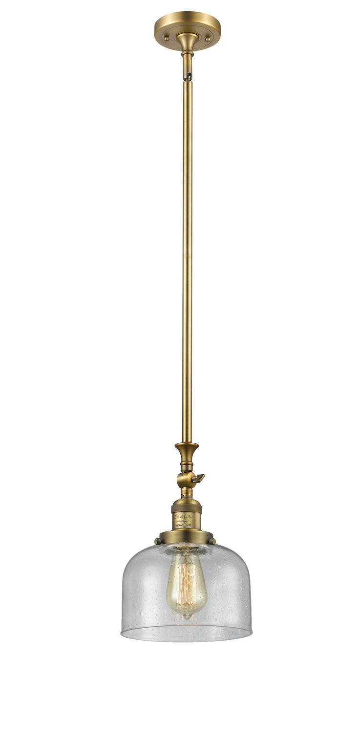 Innovations - 206-BB-G74 - One Light Mini Pendant - Franklin Restoration - Brushed Brass