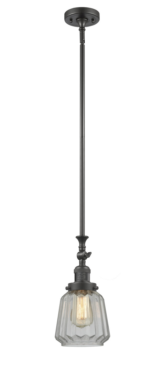 Innovations - 206-OB-G142 - One Light Mini Pendant - Franklin Restoration - Oil Rubbed Bronze