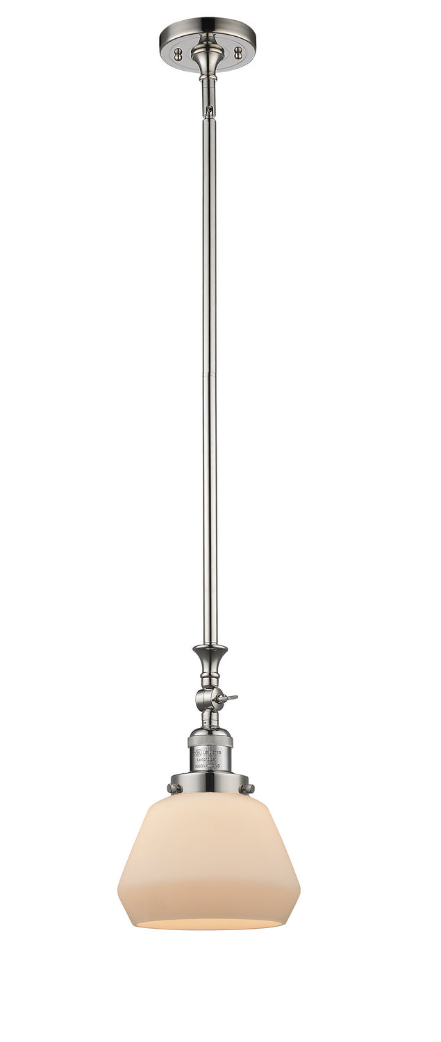 Innovations - 206-PN-G171 - One Light Mini Pendant - Franklin Restoration - Polished Nickel
