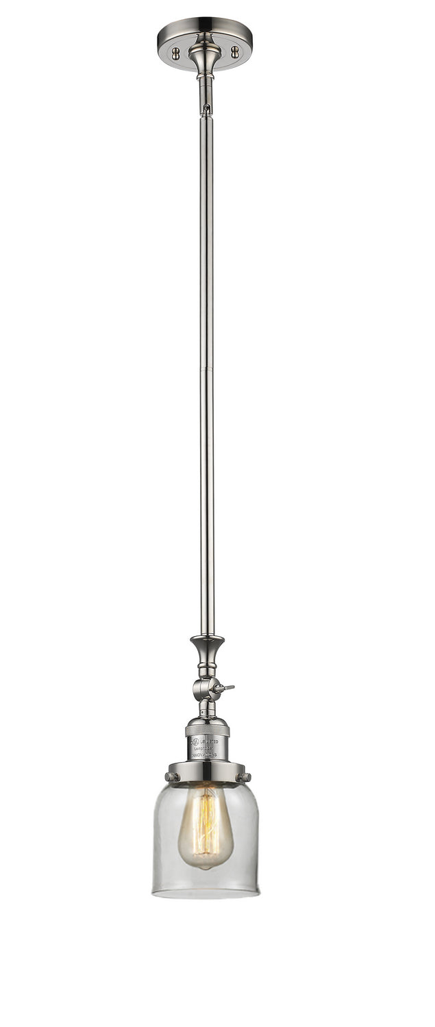 Innovations - 206-PN-G52 - One Light Mini Pendant - Franklin Restoration - Polished Nickel