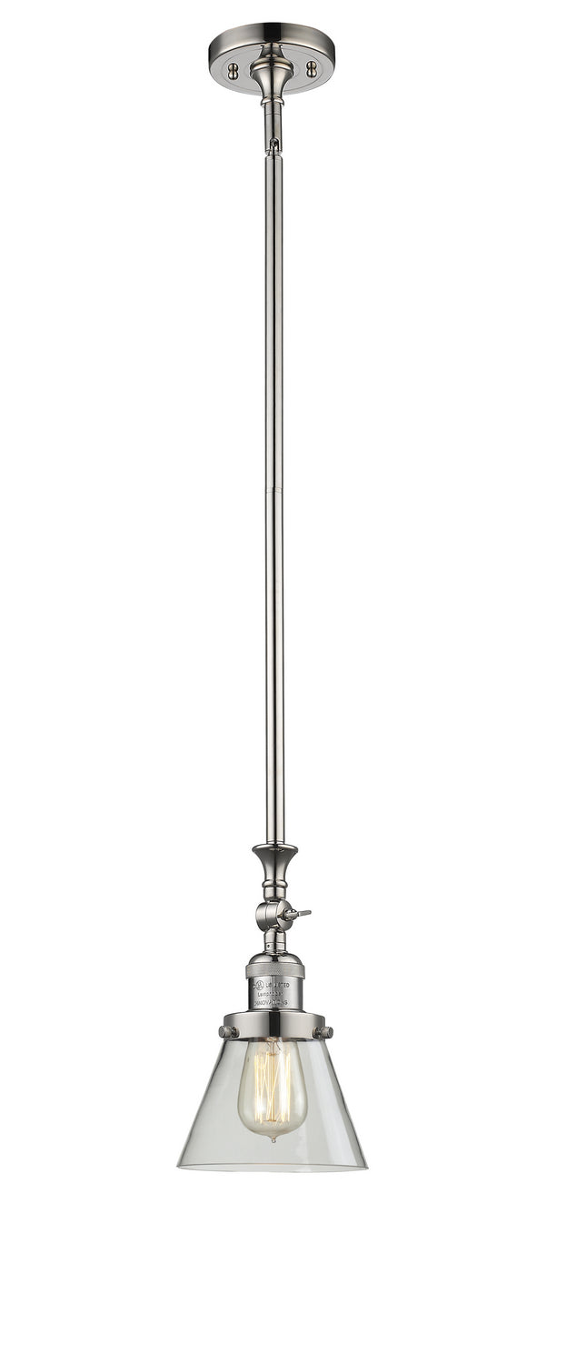 Innovations - 206-PN-G62 - One Light Mini Pendant - Franklin Restoration - Polished Nickel