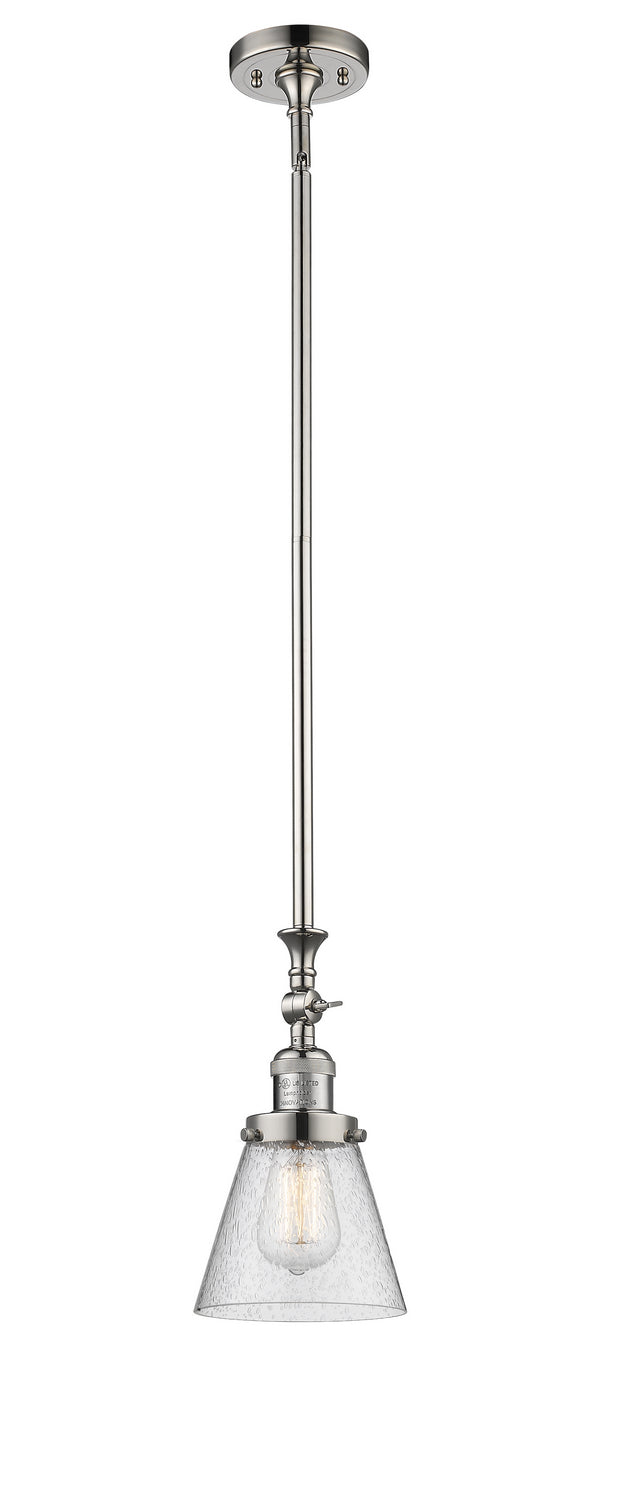 Innovations - 206-PN-G64 - One Light Mini Pendant - Franklin Restoration - Polished Nickel