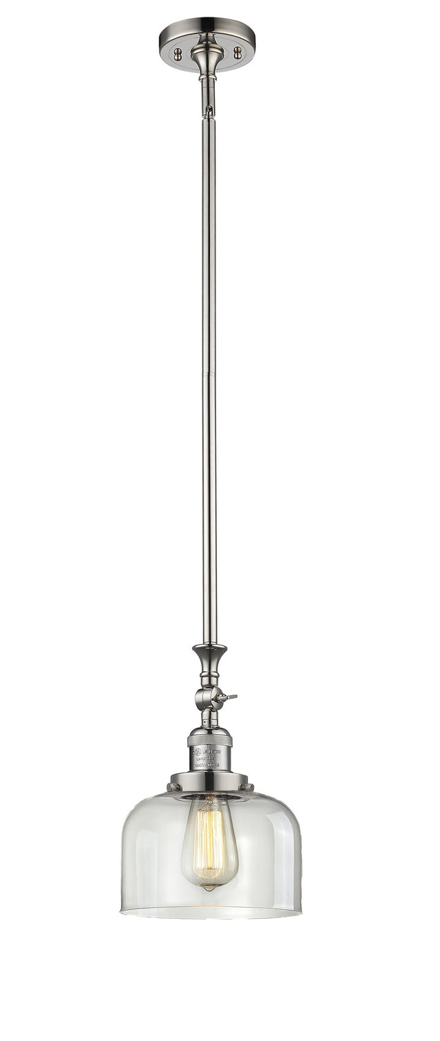 Innovations - 206-PN-G72 - One Light Mini Pendant - Franklin Restoration - Polished Nickel