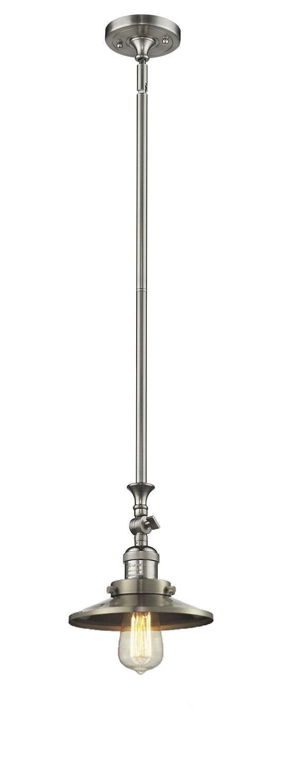 Innovations - 206-SN-M2 - One Light Mini Pendant - Franklin Restoration - Brushed Satin Nickel