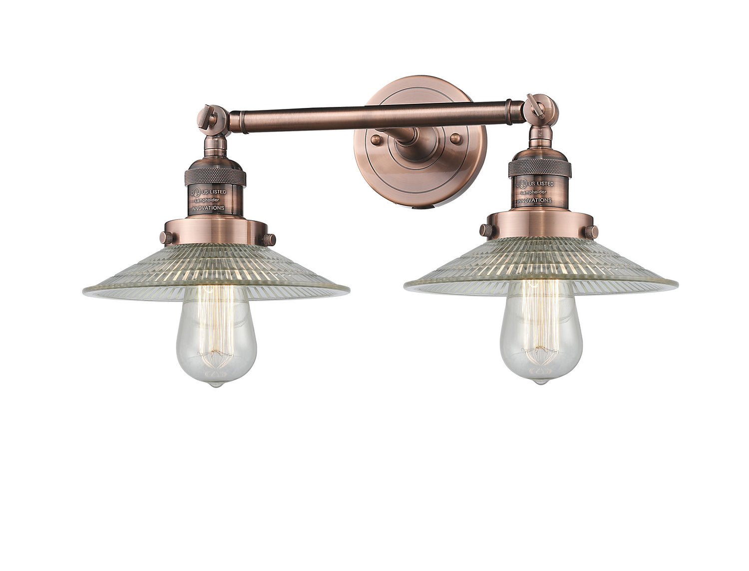 Innovations - 208-AC-G2 - Two Light Bath Vanity - Franklin Restoration - Antique Copper