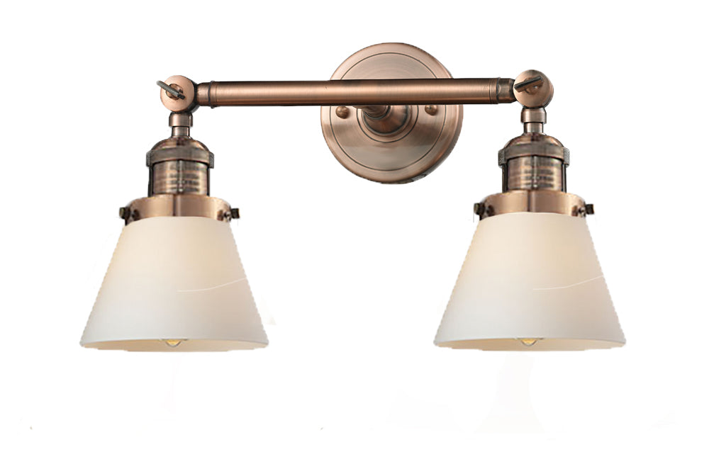 Innovations - 208-AC-G61 - Two Light Bath Vanity - Franklin Restoration - Antique Copper