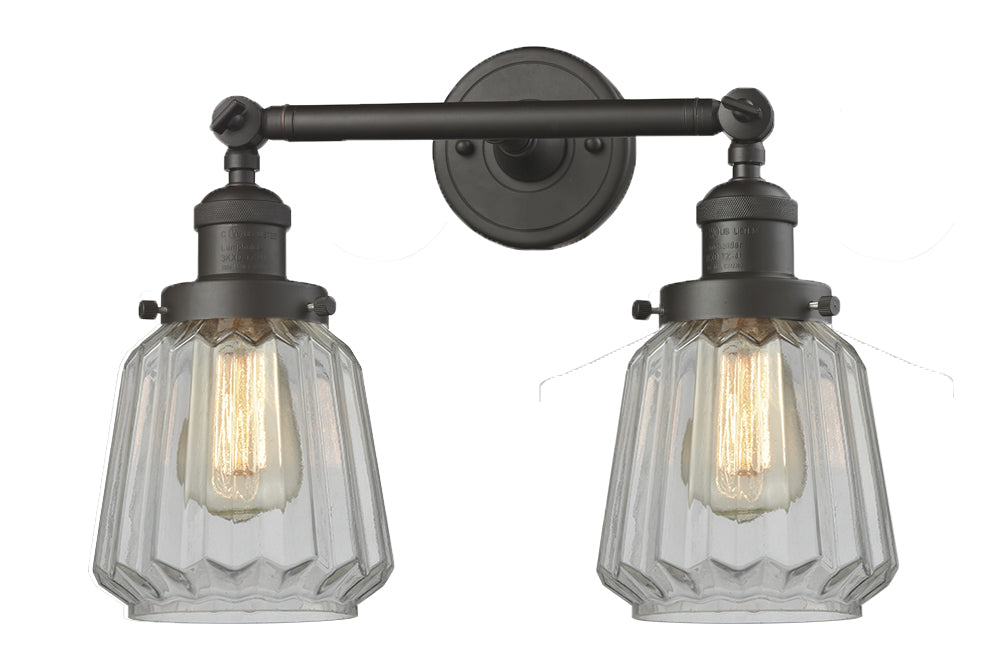 Innovations - 208-OB-G142 - Two Light Bath Vanity - Franklin Restoration - Oil Rubbed Bronze