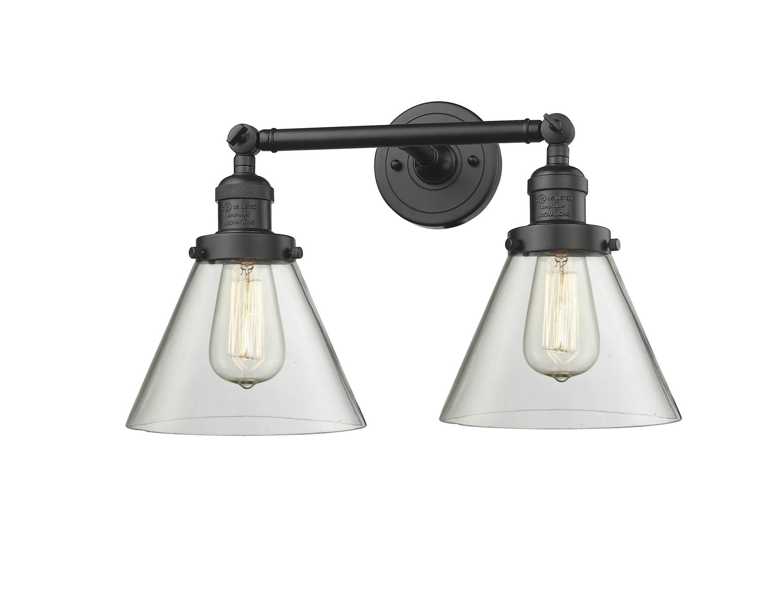 Innovations - 208-OB-G42 - Two Light Bath Vanity - Franklin Restoration - Oil Rubbed Bronze