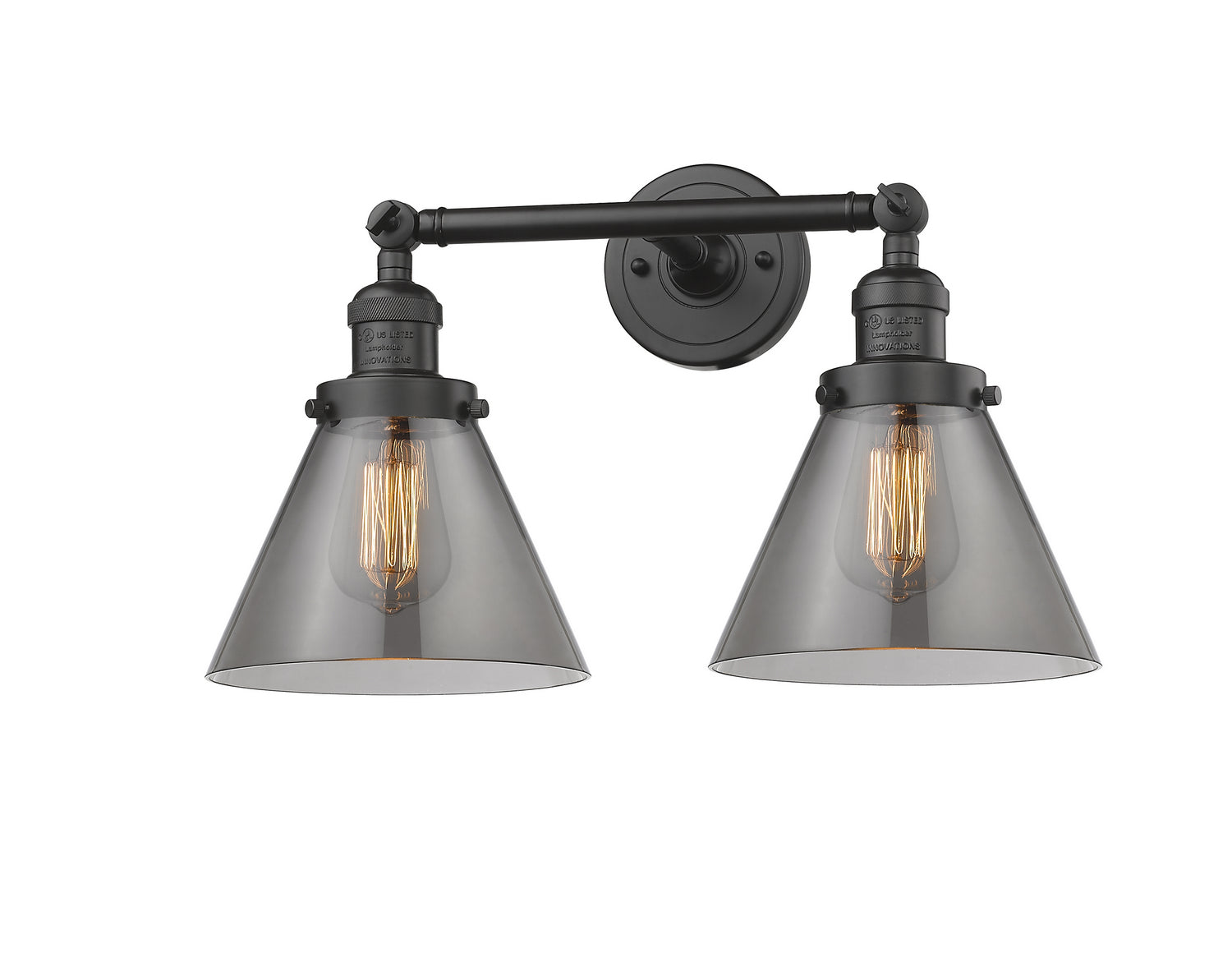 Innovations - 208-OB-G43 - Two Light Bath Vanity - Franklin Restoration - Oil Rubbed Bronze