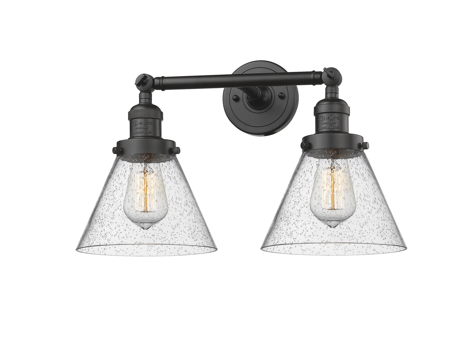 Innovations - 208-OB-G44 - Two Light Bath Vanity - Franklin Restoration - Oil Rubbed Bronze