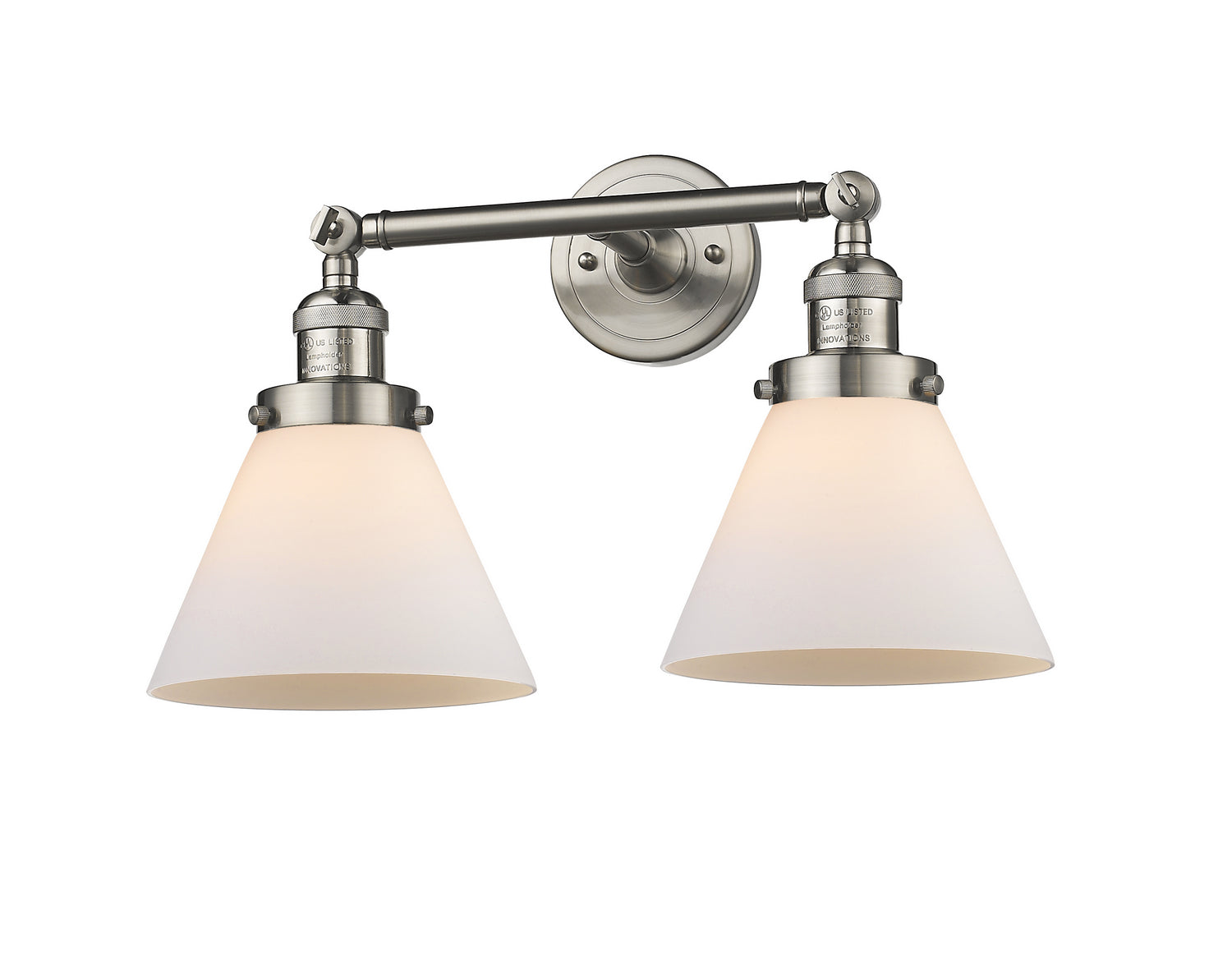 Innovations - 208-SN-G41 - Two Light Bath Vanity - Franklin Restoration - Brushed Satin Nickel