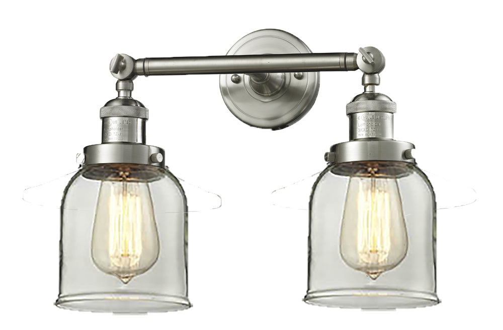 Innovations - 208-SN-G62 - Two Light Bath Vanity - Franklin Restoration - Brushed Satin Nickel