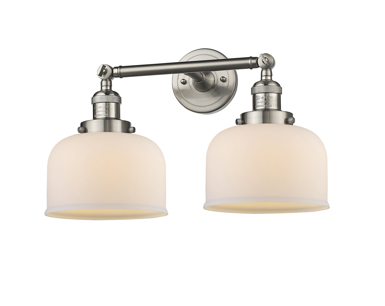 Innovations - 208-SN-G71 - Two Light Bath Vanity - Franklin Restoration - Brushed Satin Nickel