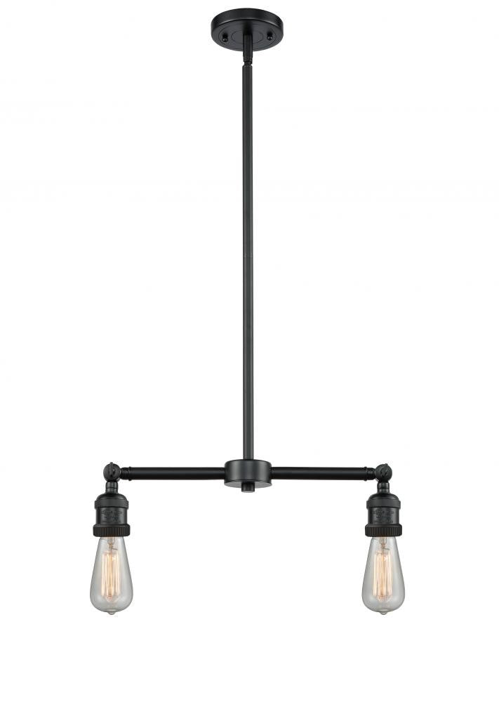 Innovations - 209-AC - Two Light Island Pendant - Franklin Restoration - Antique Copper