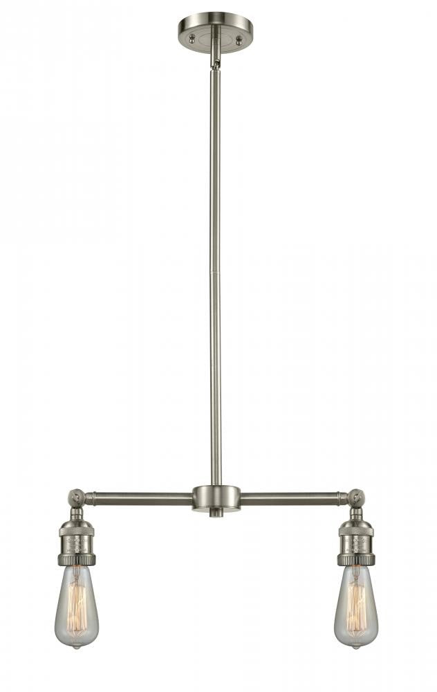 Innovations - 209-SN - Two Light Island Pendant - Franklin Restoration - Brushed Satin Nickel