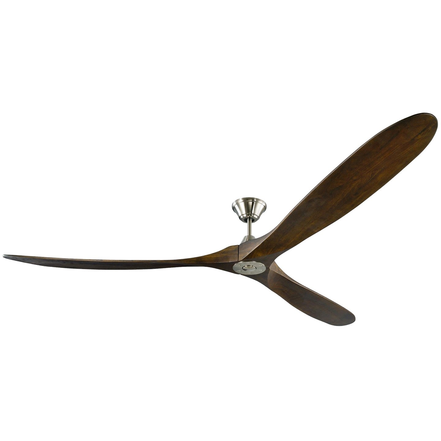 Visual Comfort Fan - 3MAVR88BS - 88"Ceiling Fan - Maverick - Brushed Steel