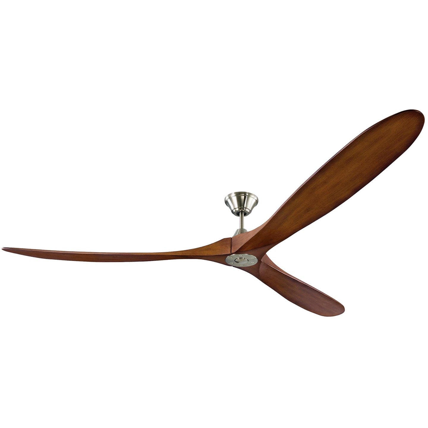 Visual Comfort Fan - 3MAVR88BSKOA - 88"Ceiling Fan - Maverick - Brushed Steel