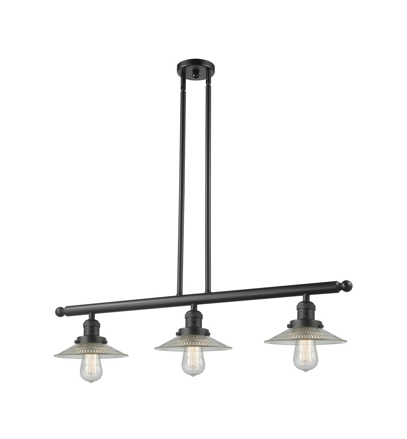 Innovations - 213-OB-G2 - Three Light Island Pendant - Franklin Restoration - Oil Rubbed Bronze