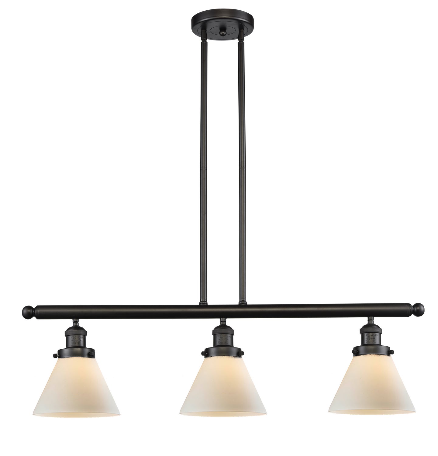 Innovations - 213-OB-G41 - Three Light Island Pendant - Franklin Restoration - Oil Rubbed Bronze