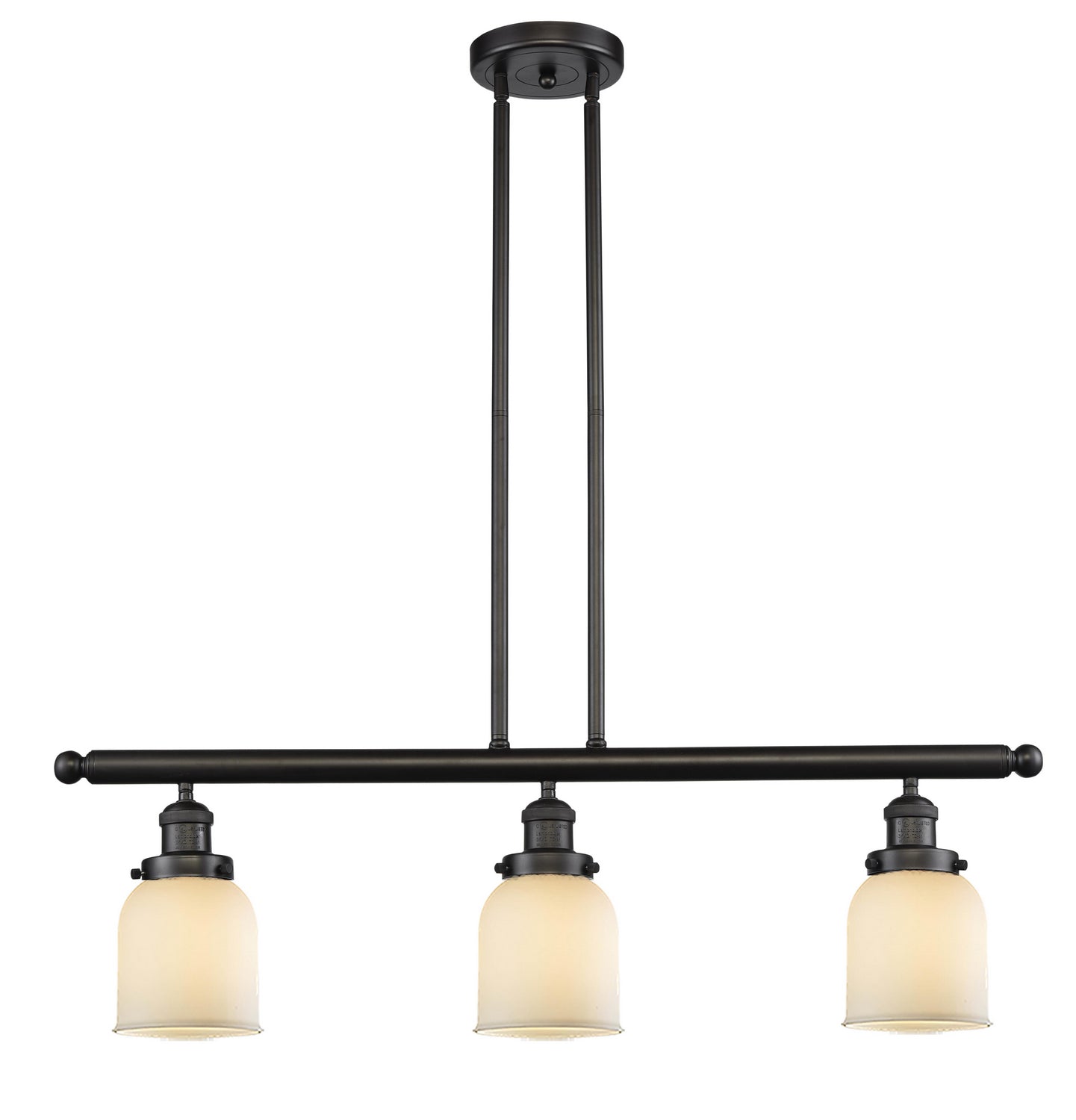 Innovations - 213-OB-G51 - Three Light Island Pendant - Franklin Restoration - Oil Rubbed Bronze