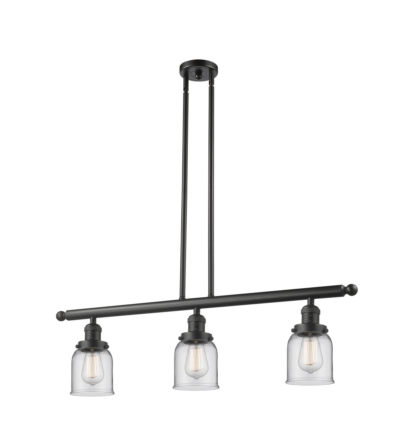Innovations - 213-OB-G52 - Three Light Island Pendant - Franklin Restoration - Oil Rubbed Bronze