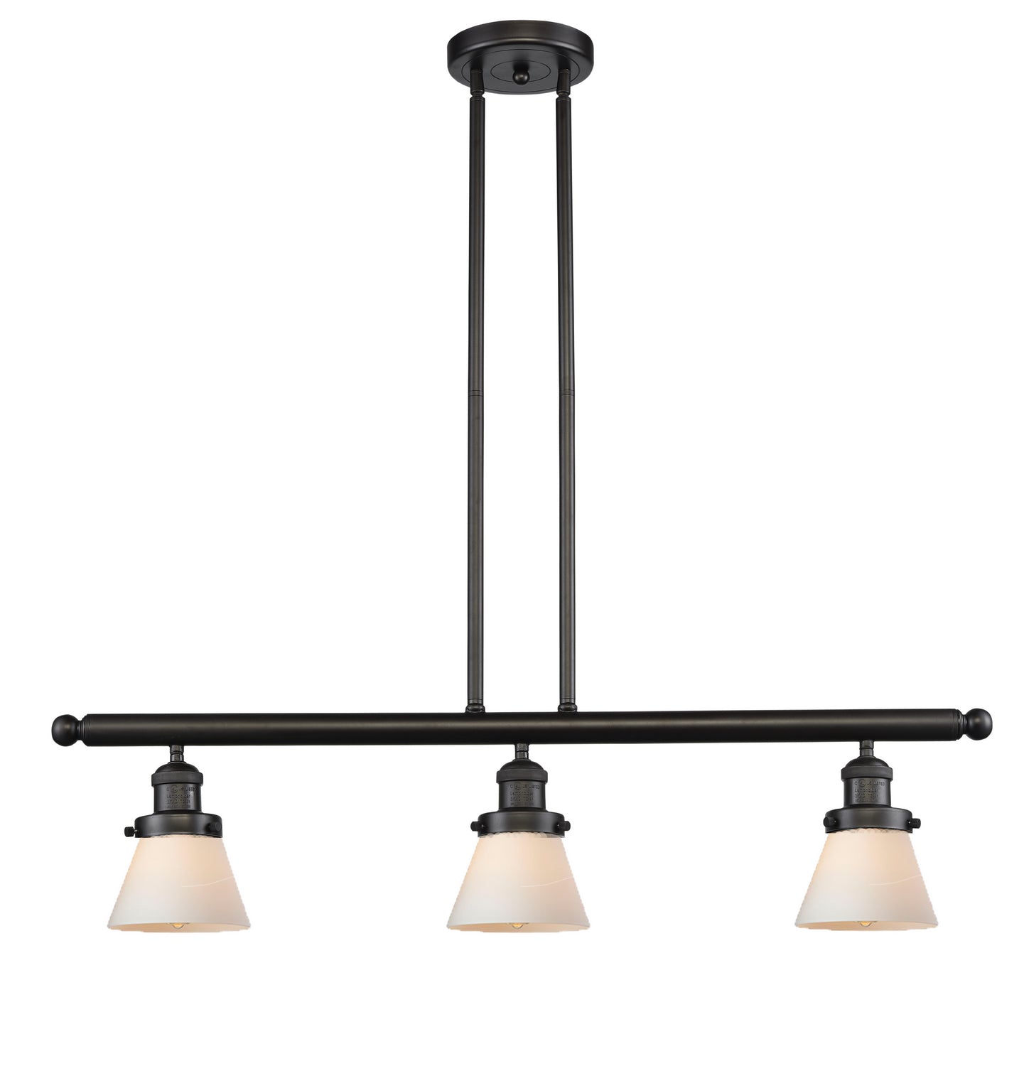 Innovations - 213-OB-G61 - Three Light Island Pendant - Franklin Restoration - Oil Rubbed Bronze