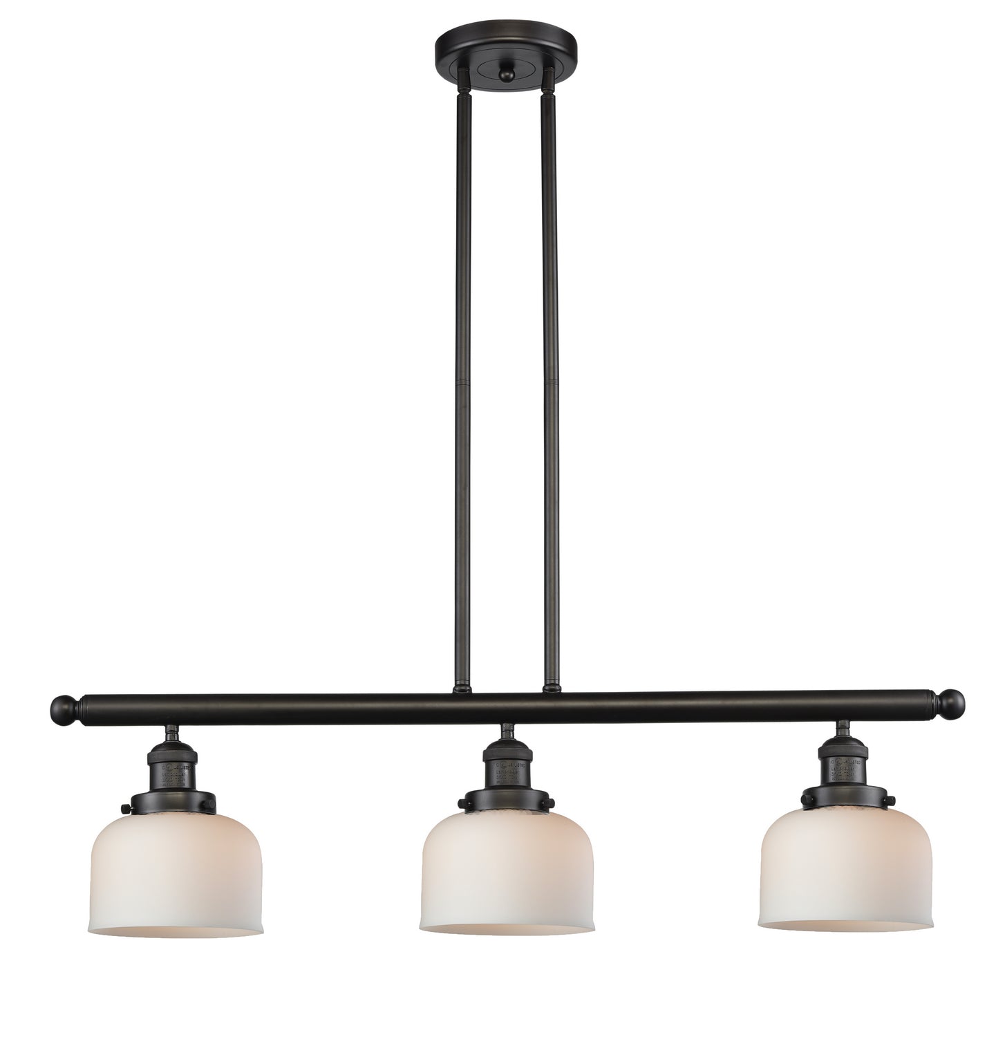 Innovations - 213-OB-G71 - Three Light Island Pendant - Franklin Restoration - Oil Rubbed Bronze