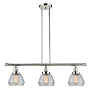 Innovations - 213-PN-G172 - Three Light Island Pendant - Franklin Restoration - Polished Nickel