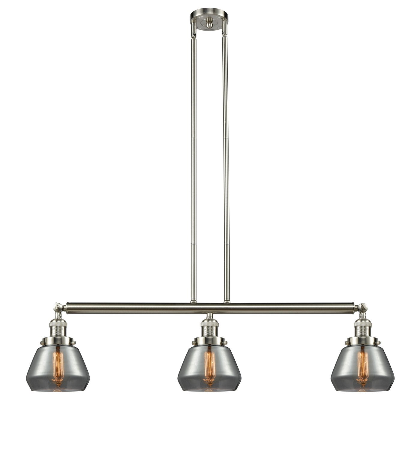 Innovations - 213-SN-G173 - Three Light Island Pendant - Franklin Restoration - Brushed Satin Nickel