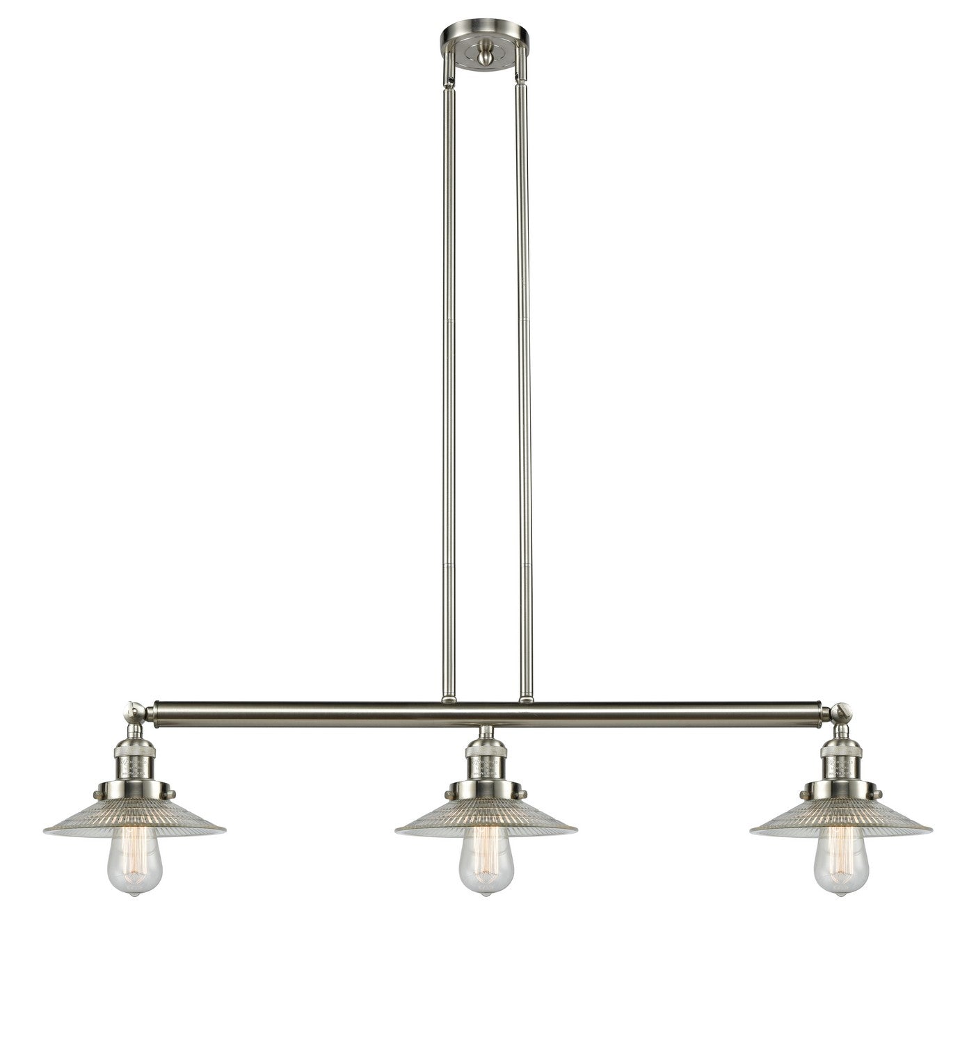 Innovations - 213-SN-G2 - Three Light Island Pendant - Franklin Restoration - Brushed Satin Nickel