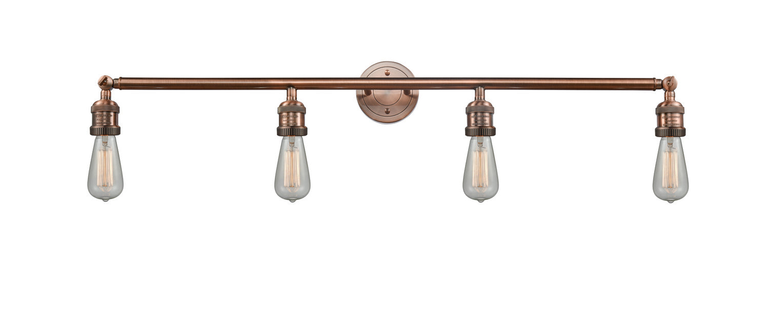 Innovations - 215-AC - Four Light Bath Vanity - Franklin Restoration - Antique Copper