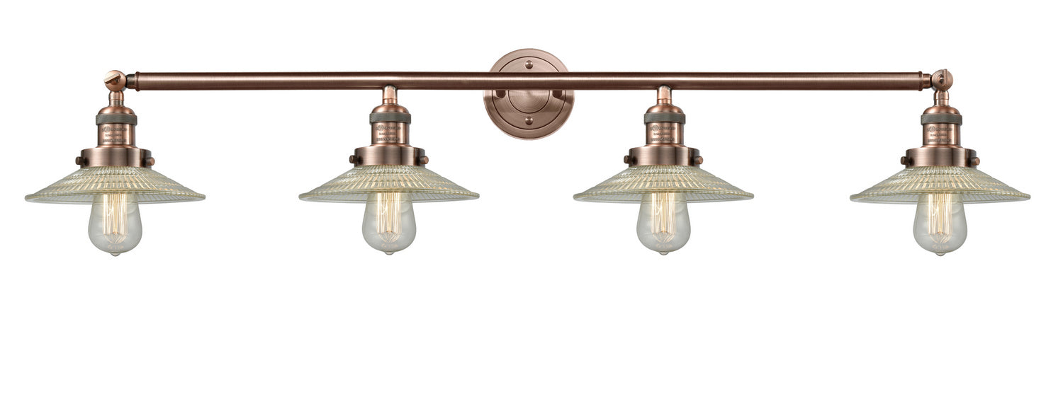 Innovations - 215-AC-G2 - Four Light Bath Vanity - Franklin Restoration - Antique Copper