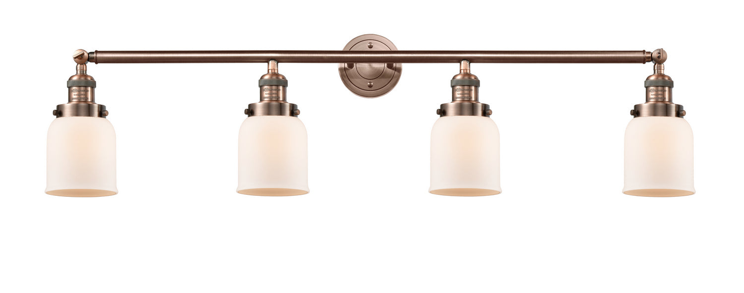 Innovations - 215-AC-G51 - Four Light Bath Vanity - Franklin Restoration - Antique Copper