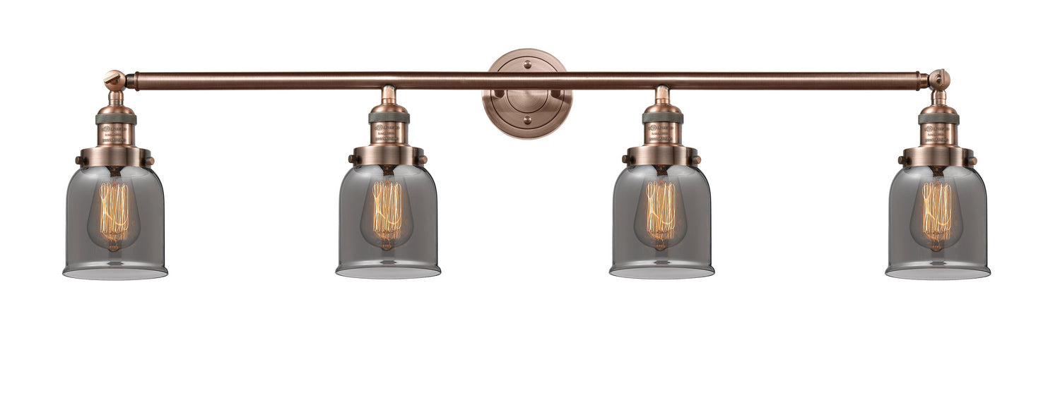 Innovations - 215-AC-G53 - Four Light Bath Vanity - Franklin Restoration - Antique Copper