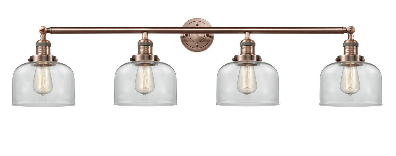 Innovations - 215-AC-G72 - Four Light Bath Vanity - Franklin Restoration - Antique Copper